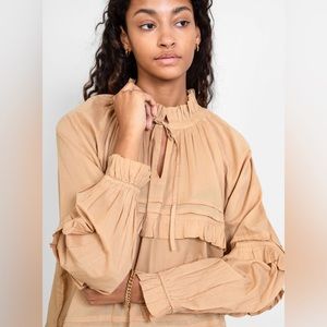 Skall Studio Aster Shirt in Dark Beige